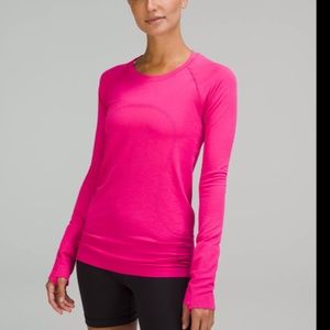Lululemon Pink Swiftly Long Sleeve Shirt